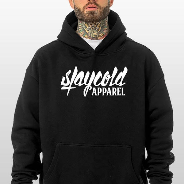 Stay Cold Oversized Logo Hoodie 320GSM Lifestyle Image