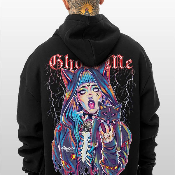 Ghost Me - Oversized Hoodie Lifestyle Image