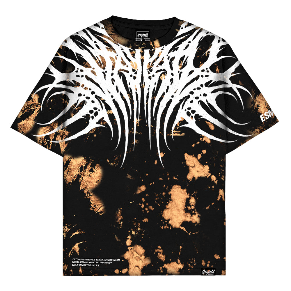 Necroblade (Bleached White) - Heavy Oversized T-Shirt 250GSM