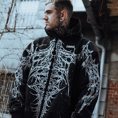 Emperor Of Radiance - Heavy Oversized Hoodie 400GSM Lifestyle Image