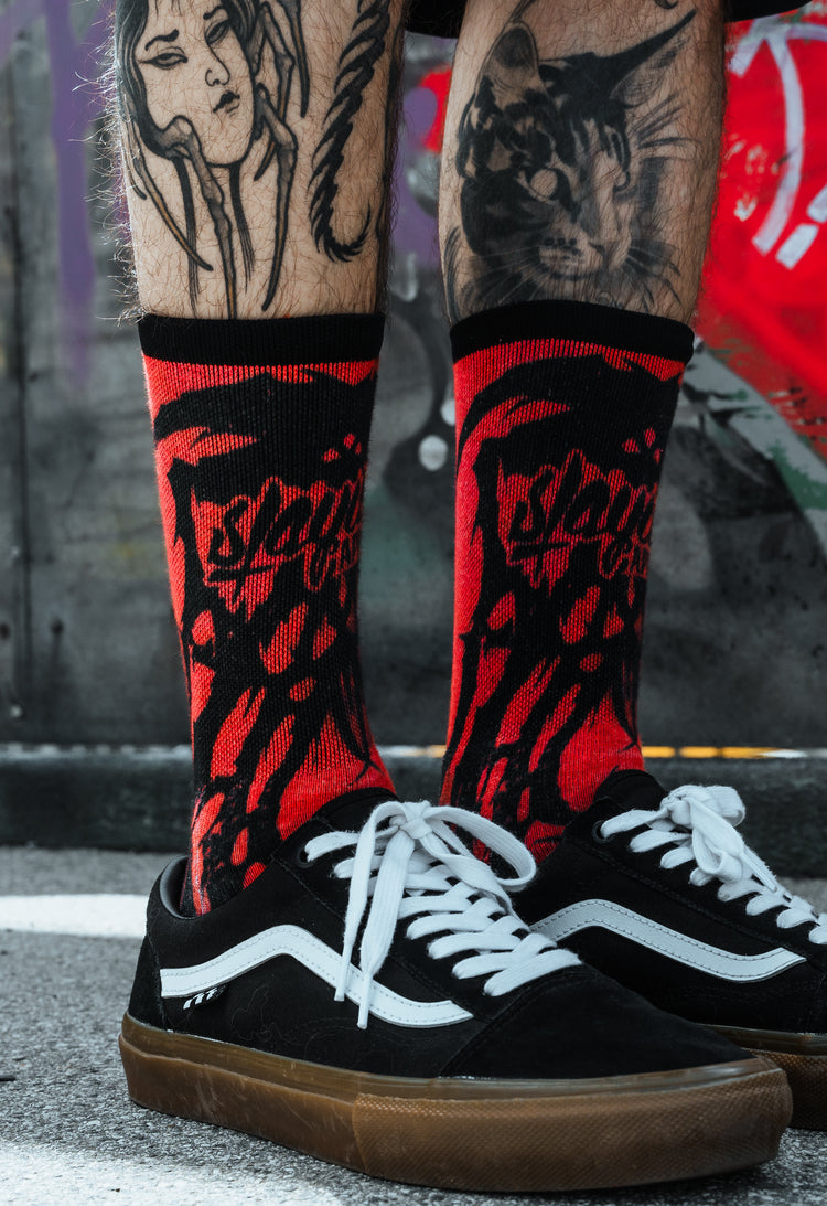 Necroblade - Comfort Socks (Red) Image 4