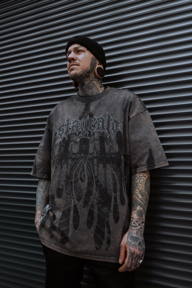 Ashes Of Reverence - Heavy Oversized T-Shirt (250GSM) Image 1