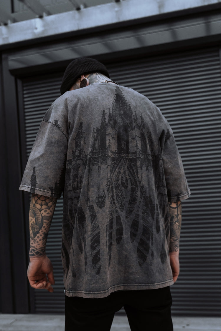 Ashes Of Reverence - Heavy Oversized T-Shirt (250GSM) Image 3