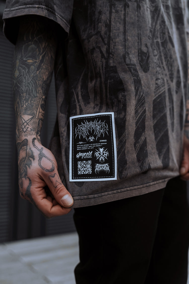 Ashes Of Reverence - Heavy Oversized T-Shirt (250GSM) Image 4