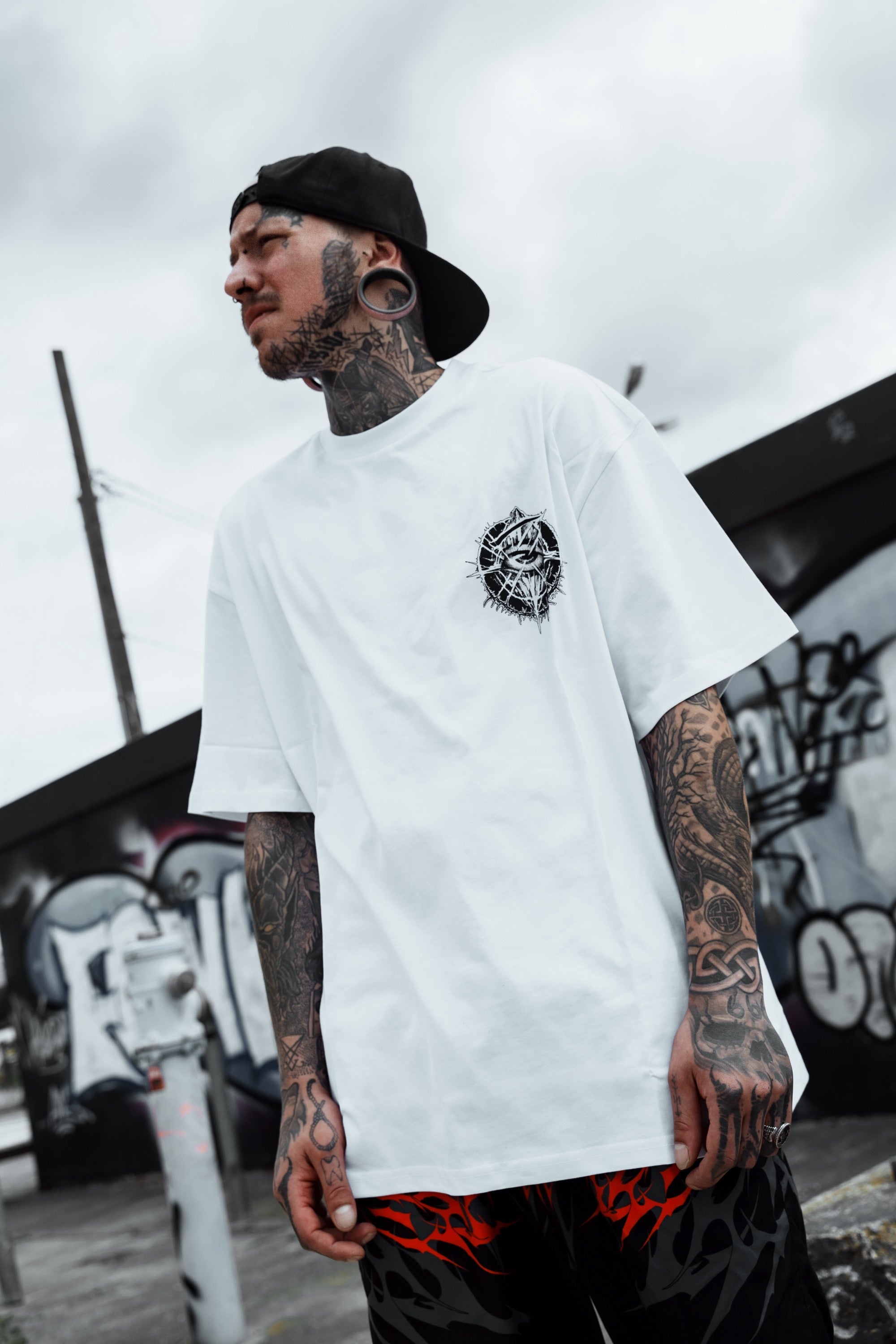 Attitude t shirt white online