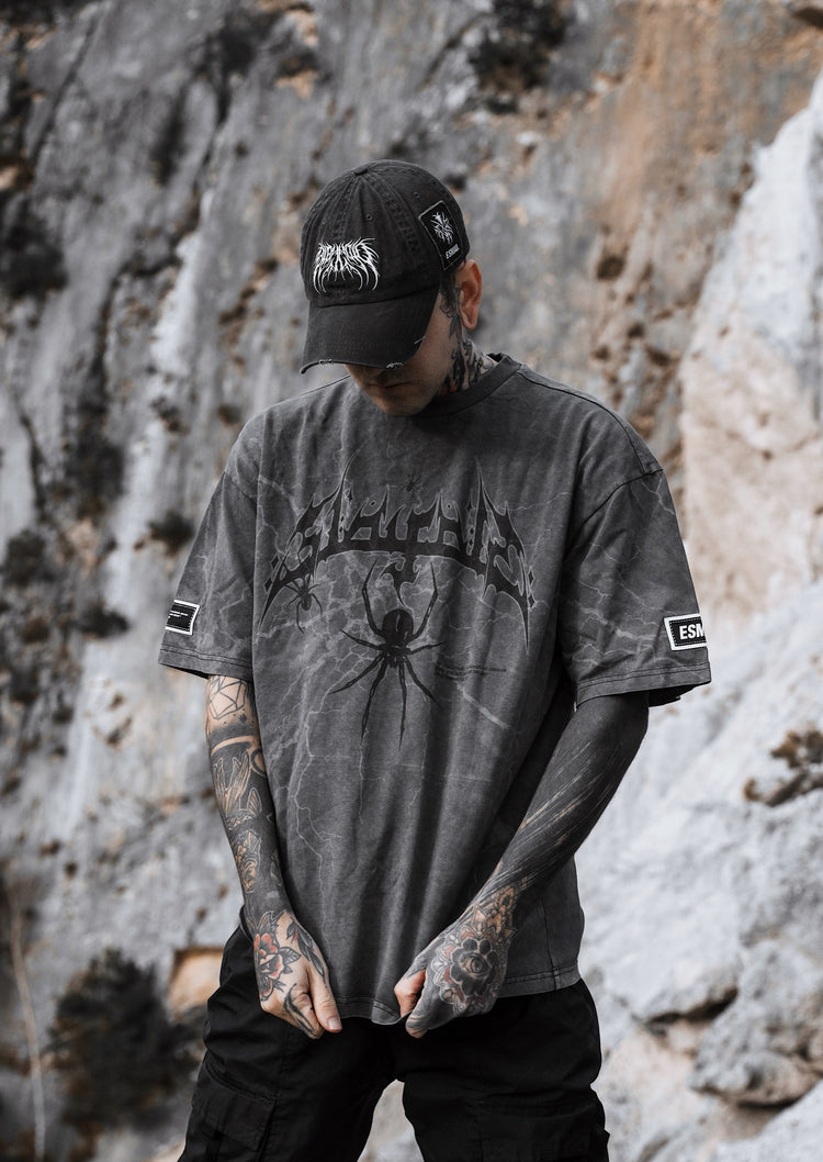 Blackout  - Heavy Oversized T-Shirt (Acid Washed) 250GSM Image 1