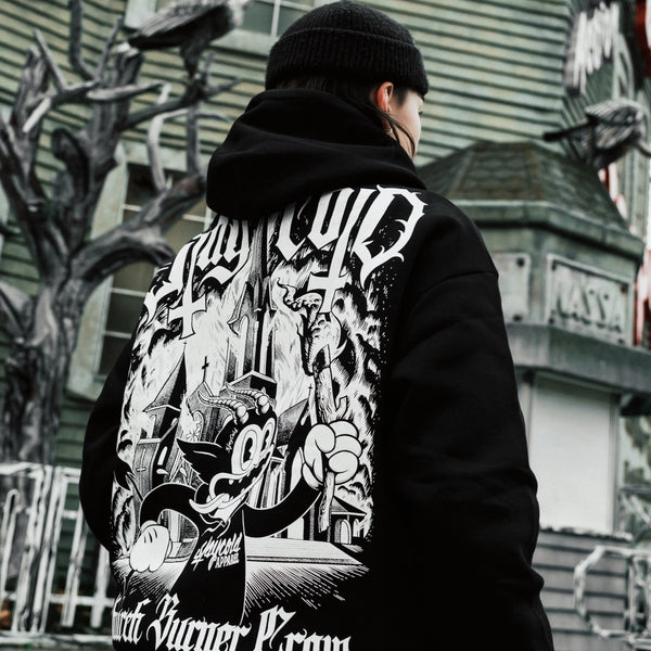 Church Burner Crew - Hoodie Lifestyle Image