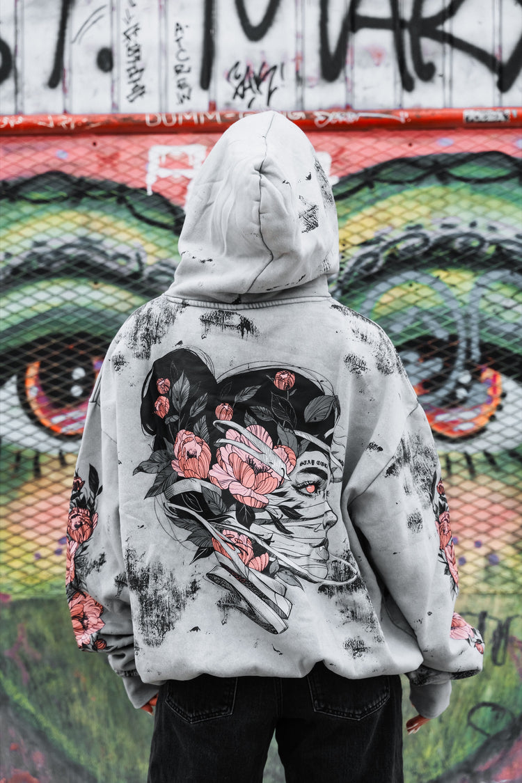 Dead Bloom (Acid) - Oversized Hoodie (350GSM) Image 1