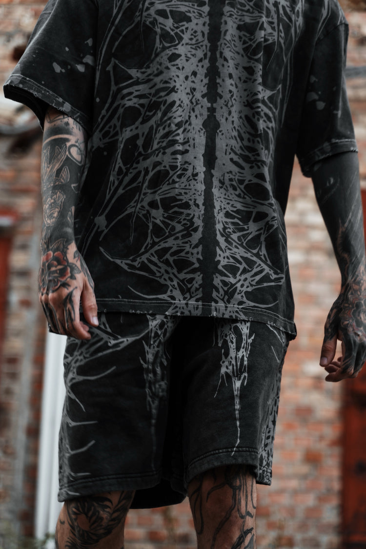 Emperor Of Radiance 3.0 - Dark Edition - Heavy Oversized T-Shirt Acid Washed 250GSM Image 5