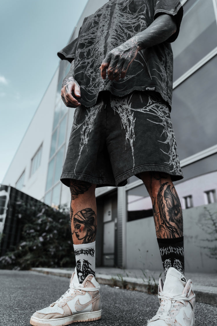 Emperor Of Radiance 3.0 - Dark Edition - Prime Shorts Acid Washed 330GSM Image 3