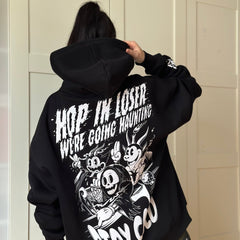 Haunt Trip - Oversized Hoodie Lifestyle Image