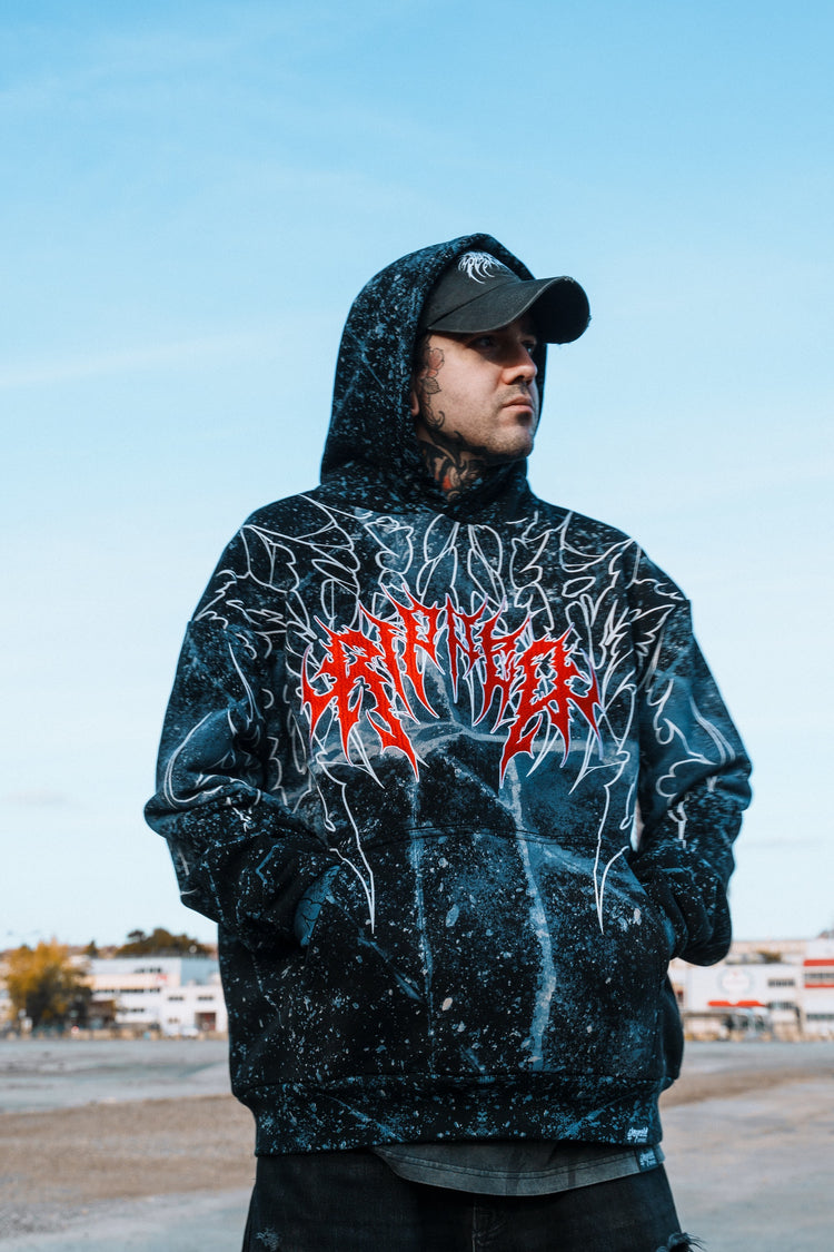 Frostburn - Heavy Oversized Hoodie (All Over Print) 400GSM Image 1