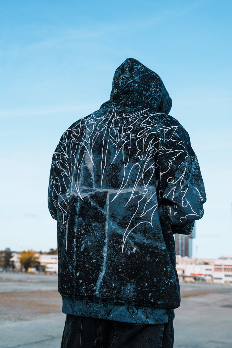 Frostburn - Heavy Oversized Hoodie (All Over Print) 400GSM Image 3