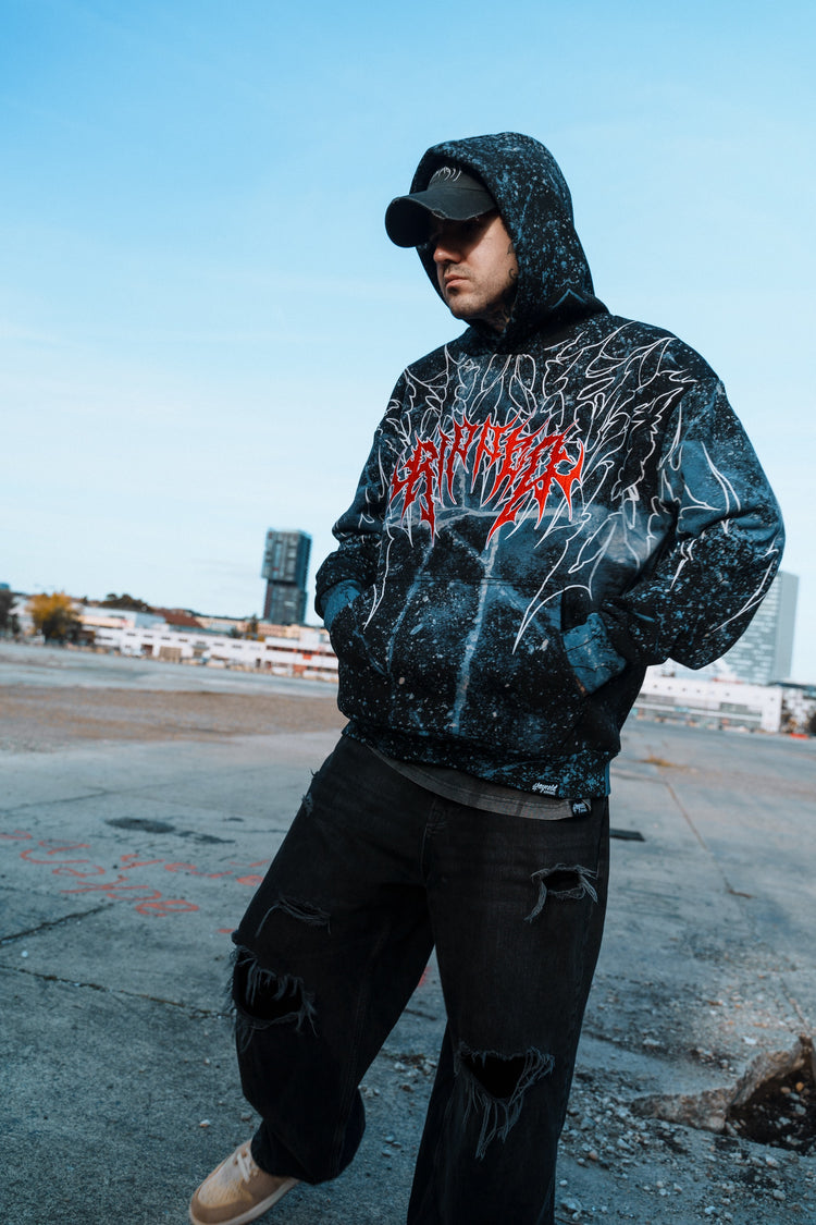 Frostburn - Heavy Oversized Hoodie (All Over Print) 400GSM Image 6