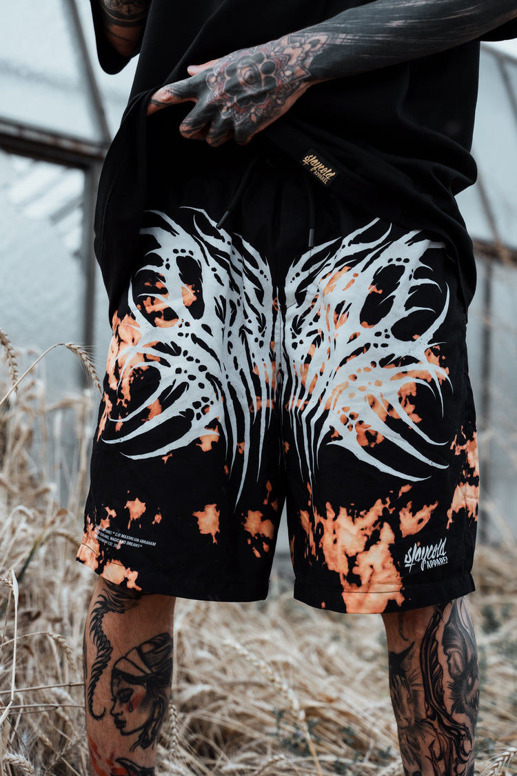 Necroblade (Bleach White) - Boardshorts Image 3