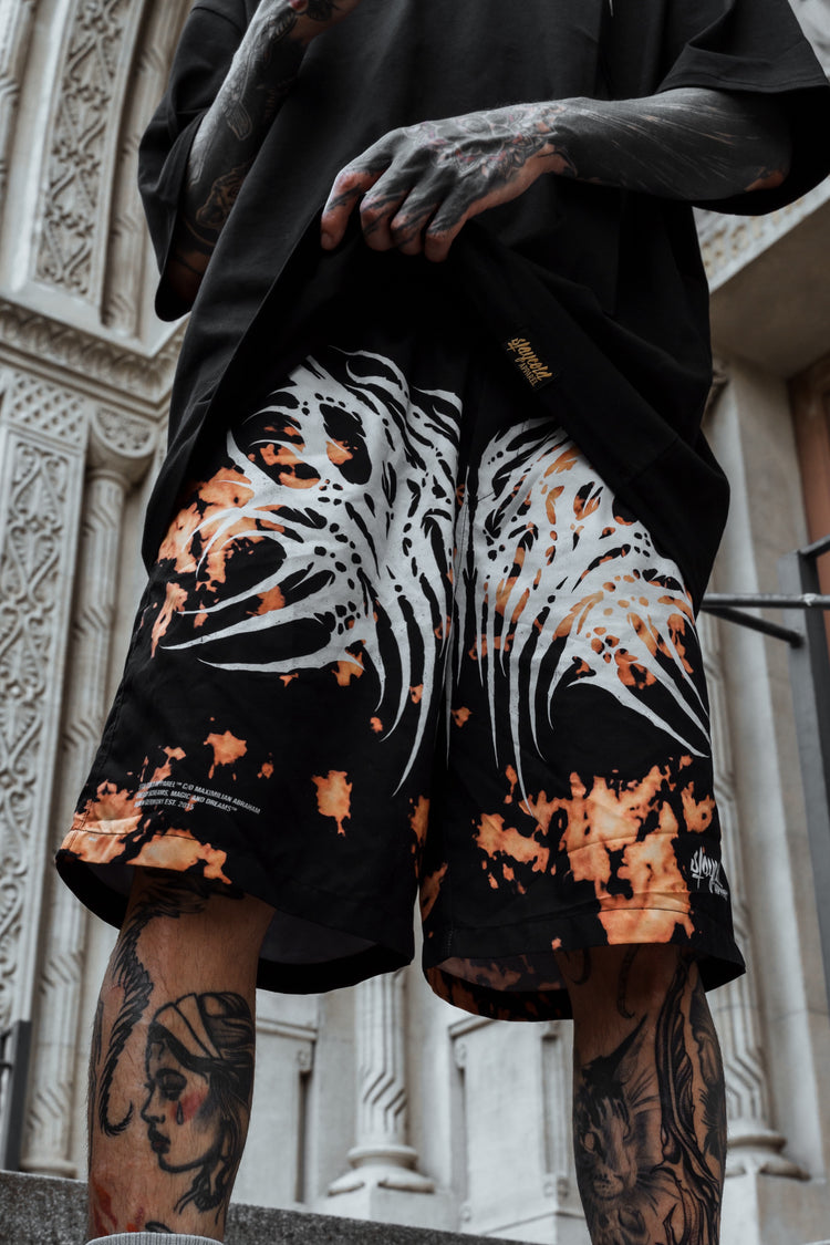 Necroblade (Bleach White) - Boardshorts Image 1