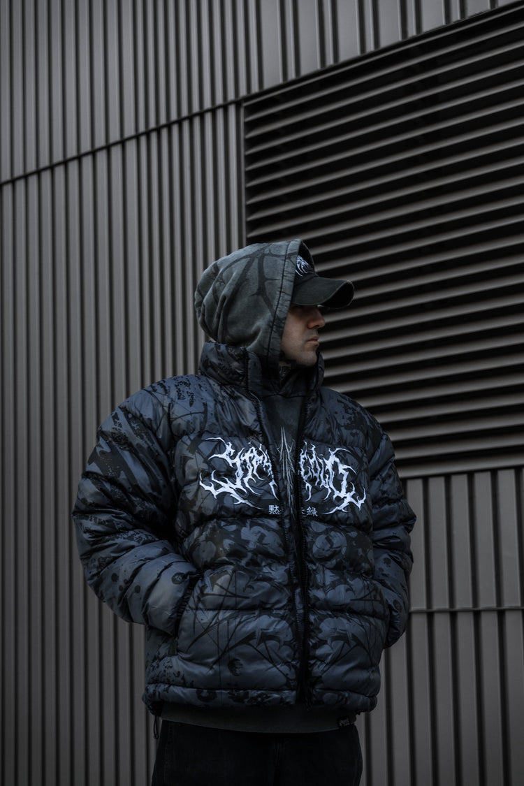 Nocturnal Lifelines - Puffer Jacket Image 3