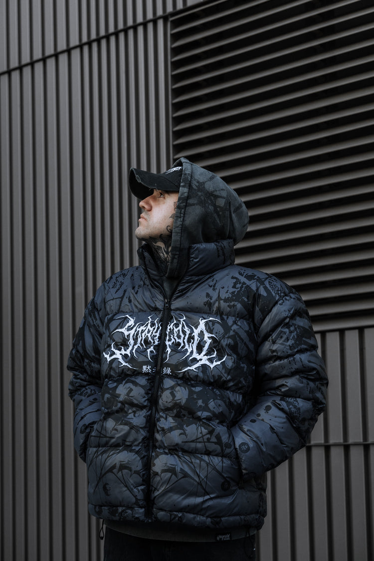 Nocturnal Lifelines - Puffer Jacket Image 1