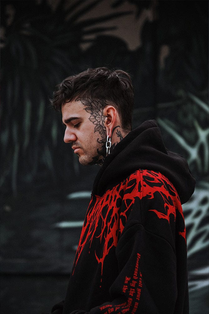 Reign of Blood - Heavy Oversized Hoodie 400GSM Image 5