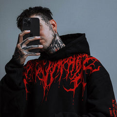 Reign of Blood - Heavy Oversized Hoodie 400GSM Lifestyle Image