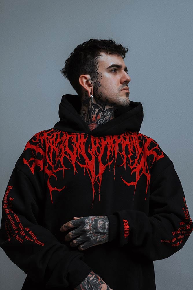 Reign of Blood - Heavy Oversized Hoodie 400GSM Image 4