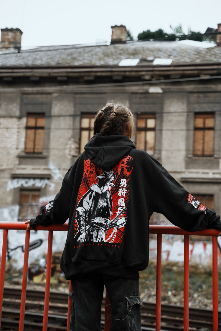 Samurai Demon - Oversized Hoodie Image 4