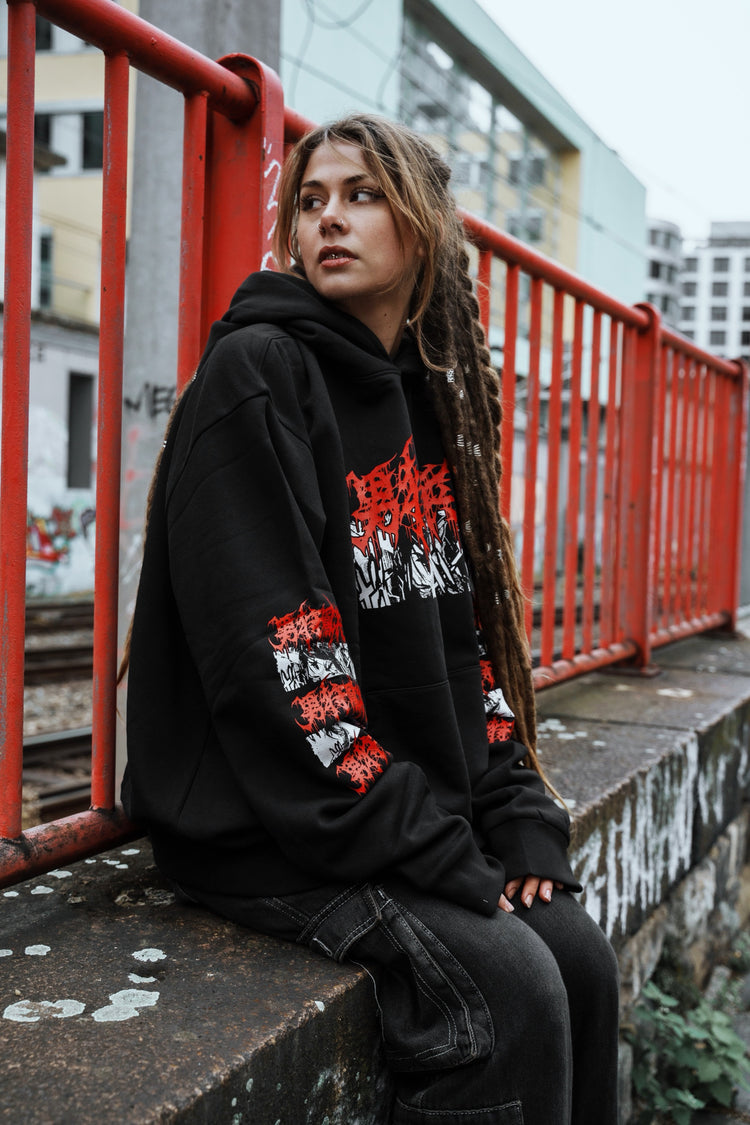 Samurai Demon - Oversized Hoodie Image 6