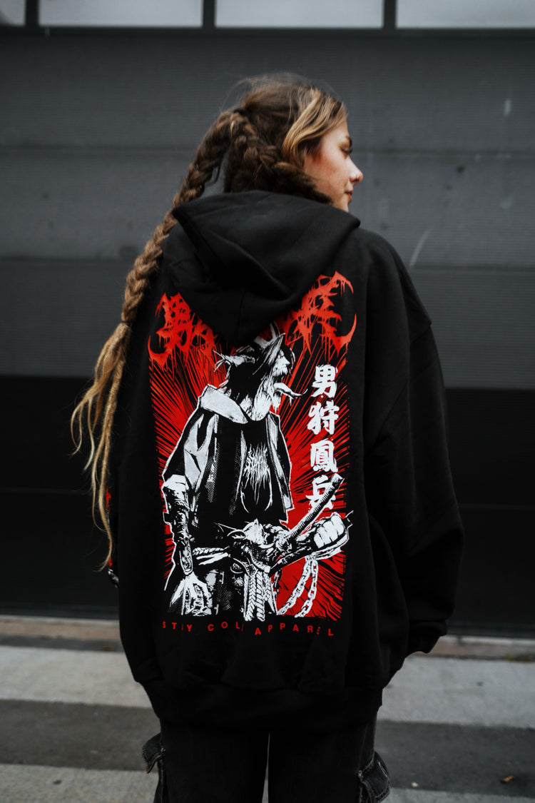 Samurai Demon - Oversized Hoodie Image 1