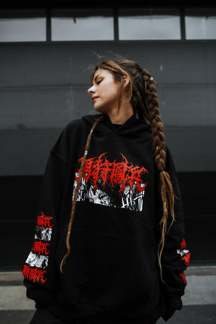 Samurai Demon - Oversized Hoodie Image 3