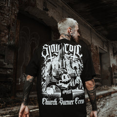 Church Burner Crew - T-Shirt Lifestyle Image