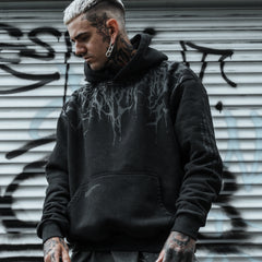 Reign Of Blood 3.0 - Heavy Oversized Hoodie 400GSM Lifestyle Image