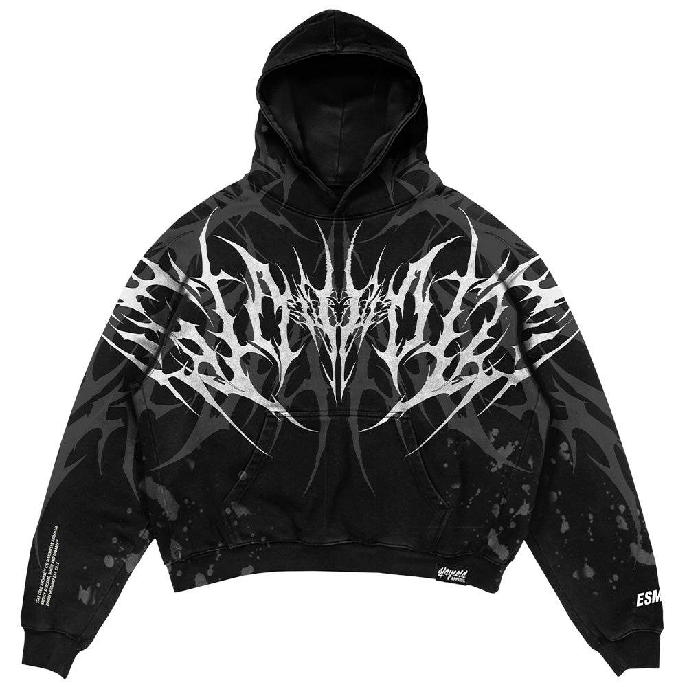 Eternal Conquest - Heavy Oversized Hoodie (White) 400GSM