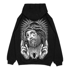 Tripping Jesus - Oversized Hoodie Mockup